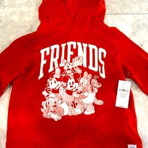 NWT gap x Disney unisex kids shirt with hood